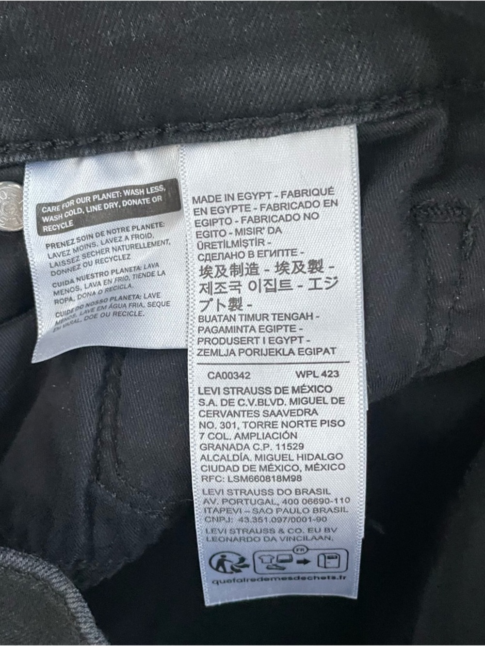 ‼️LEVI’S‼️318 Shaping Wide Leg Jeans, Size 27 - Picture 4 of 6